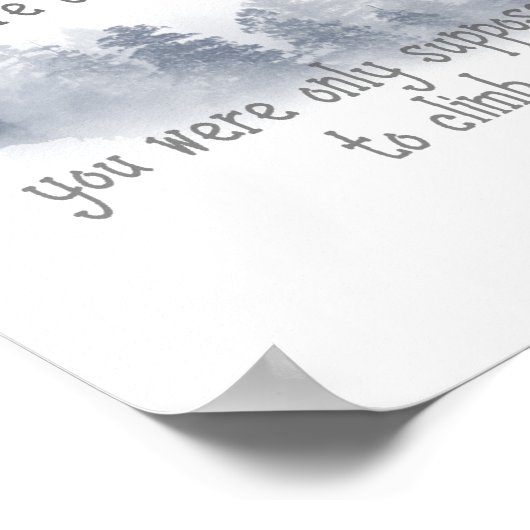 引用文感動的その山々あなたは繰入 ポスター (角)