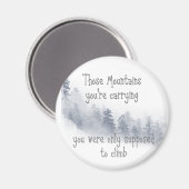 引用文感動的その山々あなたは繰入 マグネット (正面/裏面)