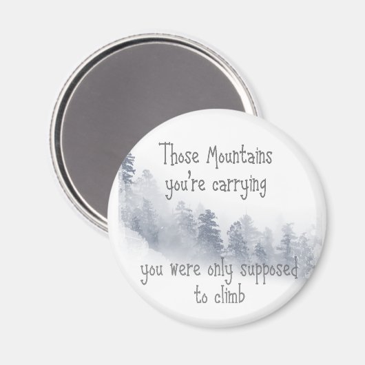 引用文感動的その山々あなたは繰入 マグネット (正面/裏面)