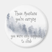 引用文感動的その山々あなたは繰入 マグネット (正面)