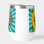 引用文感動的と手描きヒマワリ (右面)