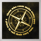 引用文感動的の人は… 箔ポスター (正面)