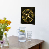 引用文感動的の人は… 箔ポスター (レイダウン (キッチン))