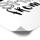 引用文感動的の光が内側から輝く ポスター (角)