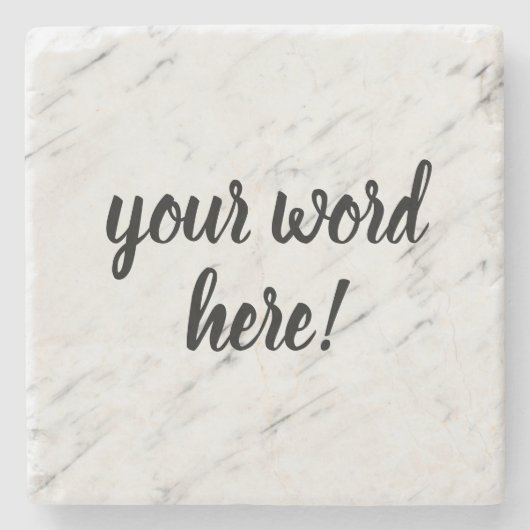 引用文感動的の年の言葉 ストーンコースター (正面)