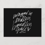 引用文感動的はがき手書きレタリング ポストカード (正面)