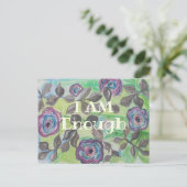 引用文感動的は十分な肯定カード シーズンポストカード (スタンド正面)