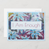 引用文感動的は十分な肯定カード ポストカード (正面/裏面)