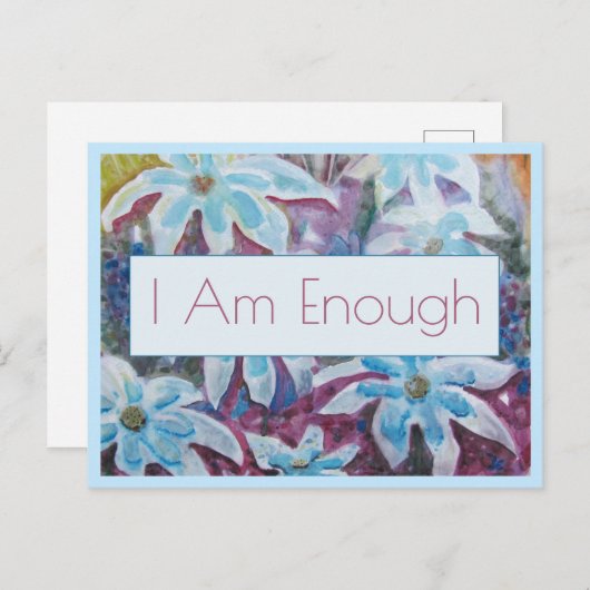 引用文感動的は十分な肯定カード ポストカード (正面/裏面)