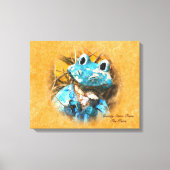 引用文感動的は美しいカエル王子 キャンバスプリント (正面)