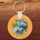 引用文感動的は美しいカエル王子 キーホルダー (正面)