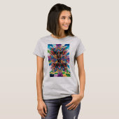 引用文感動的アッシュグレーTシャツ Tシャツ (正面フル)