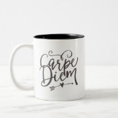 引用文感動的カルペディエムシーズザデイ ツートーンマグカップ (左)