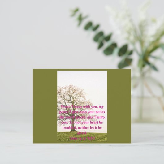 引用文感動的キリスト教信仰 ポストカード (スタンド正面)