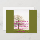 引用文感動的キリスト教信仰 ポストカード (正面/裏面)