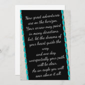 引用文感動的サンタフェ卒業カード サンキューカード (正面/裏面)