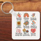 引用文感動的シール キーホルダー (正面)