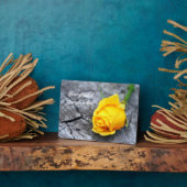 引用文感動的ズイーゼル付き卓上プレート フォトプラーク (側面)