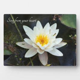 引用文感動的ズイーゼル付き卓上プレート フォトプラーク