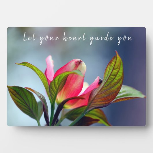 引用文感動的ズイーゼル付き卓上プレート フォトプラーク (正面)