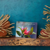 引用文感動的ズイーゼル付き卓上プレート フォトプラーク (側面)