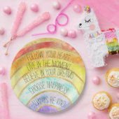 引用文感動的ズレインボー     ペーパープレート (パーティー)