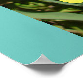 引用文感動的ダフォディル春フローラ花 ポスター (角)