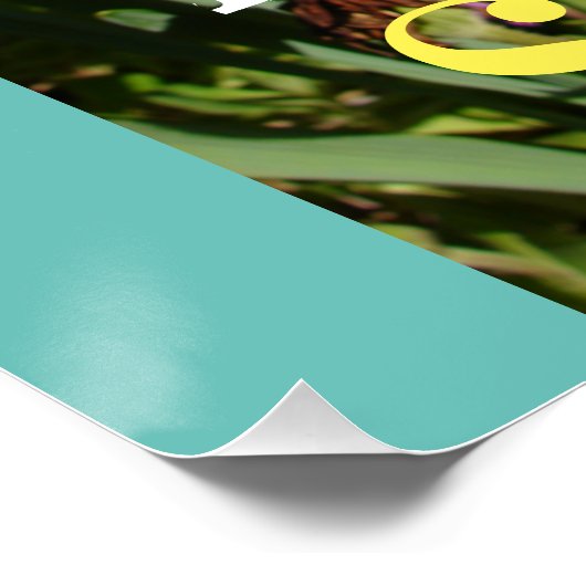 引用文感動的ダフォディル春フローラ花 ポスター (コーナー)