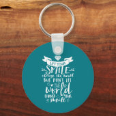 引用文感動的ハッピースマイルチェンジザワールド キーホルダー (正面)
