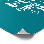 引用文感動的ハッピースマイルチェンジザワールド ポスター (角)