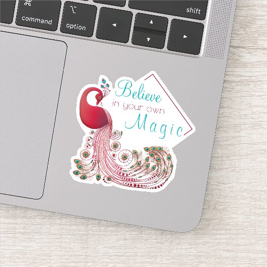 引用文感動的ビューティフルピーコック シール (詳細)