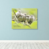 引用文感動的ファミリー・オブ・ファイブソンバード キャンバスプリント (インサイチュ (ウッドフロア))