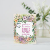 引用文感動的フローラの感謝の態度 ポストカード (スタンド正面)