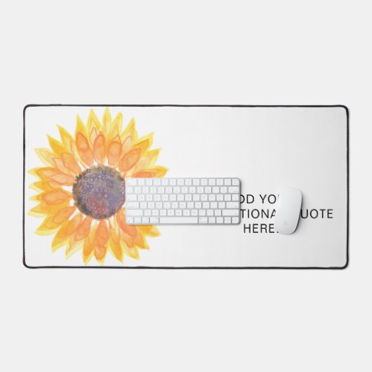 引用文感動的フローラの追加 デスクマット (キーボード&マウス)