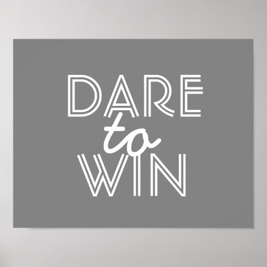 引用文感動的ポスターは敢えて勝利する ポスター (正面)