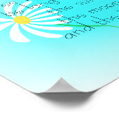 引用文感動的ポスター仏オン真理文字 ポスター (角)