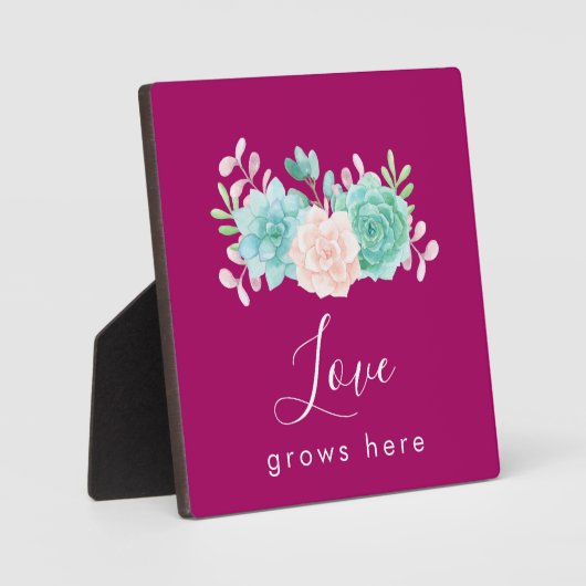 引用文感動的ラブウグーズフローラブーケ フォトプラーク (正面)