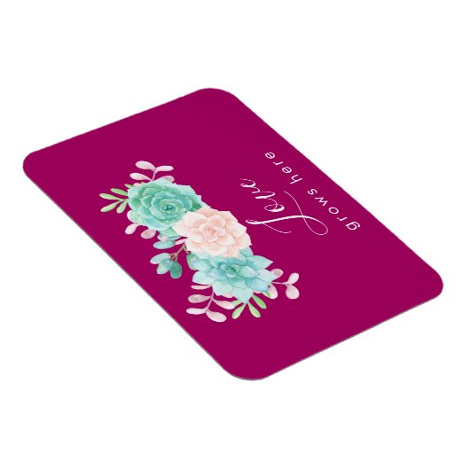 引用文感動的ラブウグーズフローラブーケ マグネット (右側)