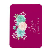 引用文感動的ラブウグーズフローラブーケ マグネット (縦)