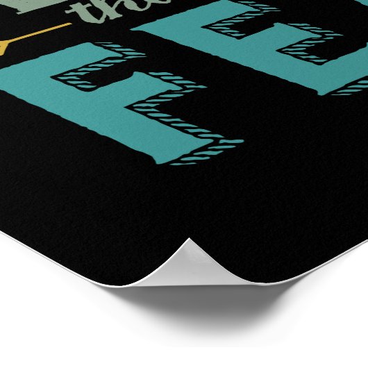 引用文感動的信仰を恐怖より大きくさせる ポスター (角)