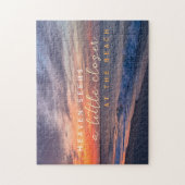 引用文感動的天国が近いビーチ ジグソーパズル (縦)