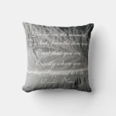 引用文感動的枕 クッション (正面)