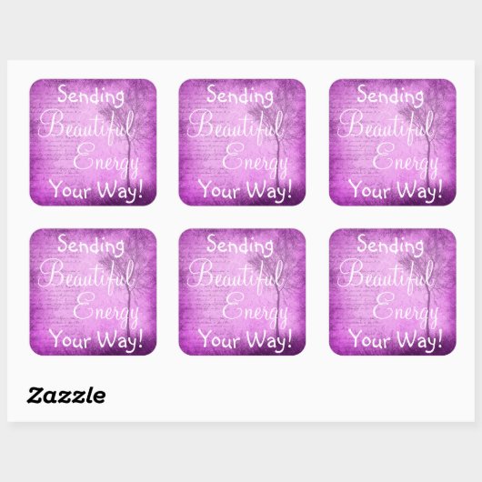 引用文感動的美しいエネルギーシール スクエアシール (シート)