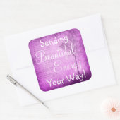 引用文感動的美しいエネルギーシール スクエアシール (封筒)