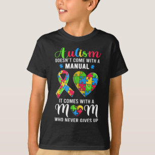 引用文感動的自閉症ママ自閉症の意識wo tシャツ
