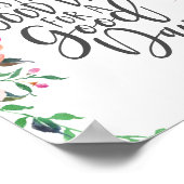 引用文感動的、ボホ、今日は良い日である ポスター (角)