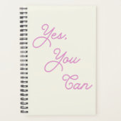引用文感動的Yesピンク プランナー手帳 (正面)