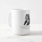 引用文批判を避ける哲学者アリストテレス コーヒーマグカップ (正面左)