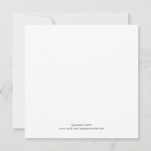 引用文招待状とのかわいいクリスマス・パーティ 招待状 (裏面)