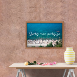 引用文来迅速な海ポスター ポスター